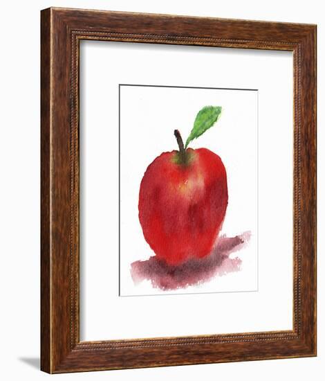 Red Apple-Wolf Heart Illustrations-Framed Giclee Print