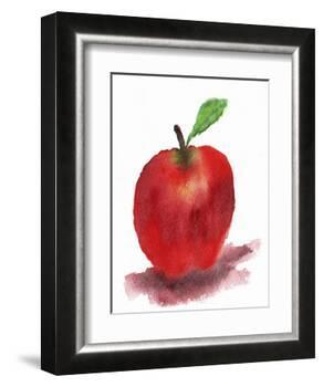 Red Apple-Wolf Heart Illustrations-Framed Giclee Print