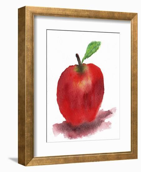 Red Apple-Wolf Heart Illustrations-Framed Giclee Print