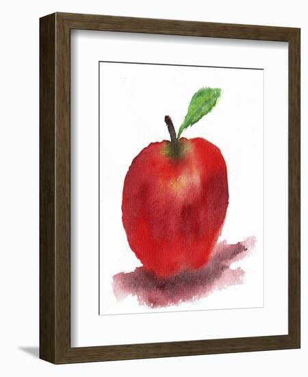 Red Apple-Wolf Heart Illustrations-Framed Giclee Print