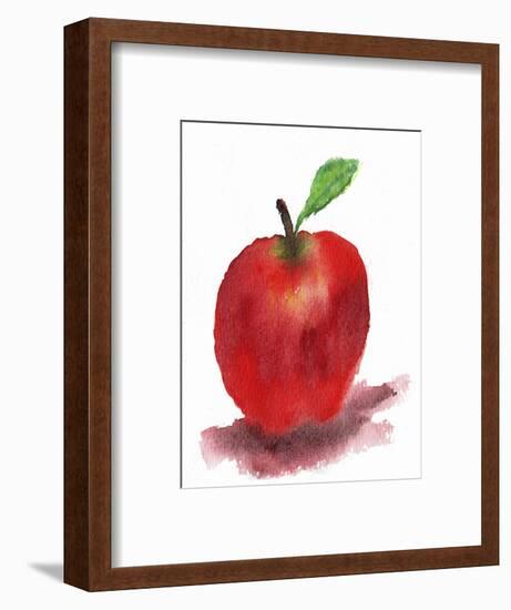 Red Apple-Wolf Heart Illustrations-Framed Giclee Print