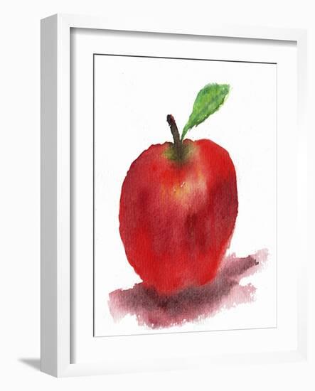 Red Apple-Wolf Heart Illustrations-Framed Giclee Print