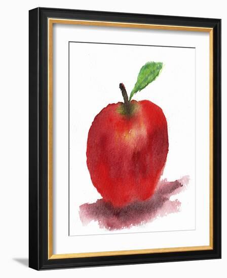 Red Apple-Wolf Heart Illustrations-Framed Giclee Print