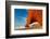 Red Archs on Atlantic Ocean Coast. Marocco-SJ Travel Photo and Video-Framed Photographic Print