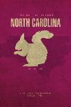 NC State Minimalist Posters-Red Atlas Designs-Giclee Print