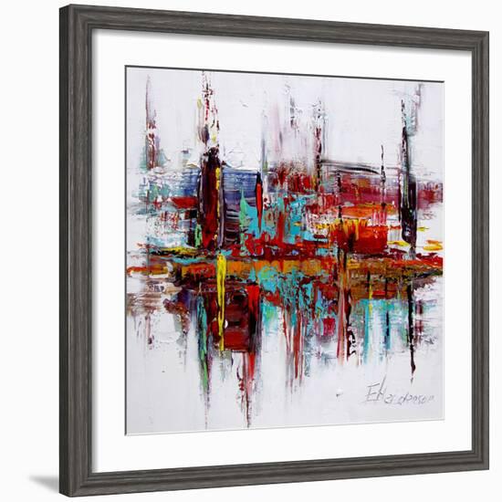 Red Autobiography-null-Framed Art Print