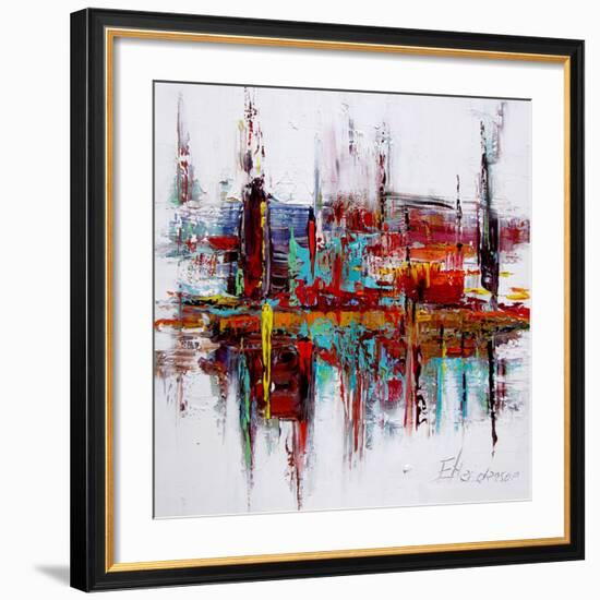 Red Autobiography--Framed Art Print