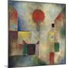 Red balloon-Paul Klee-Mounted Giclee Print