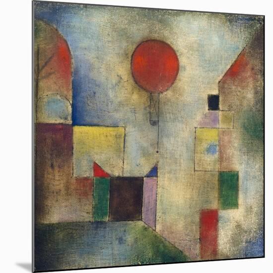 Red balloon-Paul Klee-Mounted Giclee Print