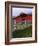 Red Barn and White Fence on Farm, Scott County, Virginia, USA-Jaynes Gallery-Framed Photographic Print