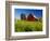 Red Barn in Long Grass-Bob Krist-Framed Photographic Print