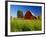 Red Barn in Long Grass-Bob Krist-Framed Photographic Print