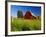 Red Barn in Long Grass-Bob Krist-Framed Photographic Print