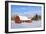 Red Barn in Snow-Michael Blanchette-Framed Photographic Print