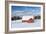 Red Barn In Snow-Michael Blanchette Photography-Framed Photographic Print