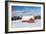Red Barn In Snow-Michael Blanchette Photography-Framed Photographic Print