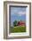 Red Barn in Spring Wheat Field, Washington, USA-Terry Eggers-Framed Photographic Print