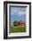 Red Barn in Spring Wheat Field, Washington, USA-Terry Eggers-Framed Photographic Print