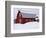 Red Barn in the Snow-James Randklev-Framed Photographic Print