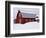 Red Barn in the Snow-James Randklev-Framed Photographic Print