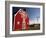 Red Barn, North Battleford, Saskatchewan, Canada-Walter Bibikow-Framed Photographic Print