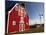 Red Barn, North Battleford, Saskatchewan, Canada-Walter Bibikow-Mounted Photographic Print