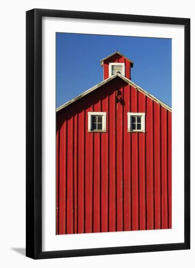 Red Barn, Palouse-Jason Savage-Framed Art Print