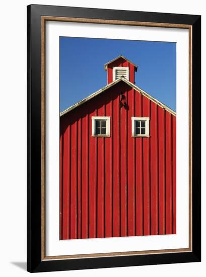 Red Barn, Palouse-Jason Savage-Framed Art Print