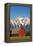 Red Barn Sits Below Mcdonald Peak in the Mission Valley, Montana, Usa-Chuck Haney-Framed Premier Image Canvas