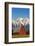 Red Barn Sits Below Mcdonald Peak in the Mission Valley, Montana, Usa-Chuck Haney-Framed Photographic Print