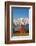 Red Barn Sits Below Mcdonald Peak in the Mission Valley, Montana, Usa-Chuck Haney-Framed Photographic Print