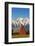 Red Barn Sits Below Mcdonald Peak in the Mission Valley, Montana, Usa-Chuck Haney-Framed Photographic Print