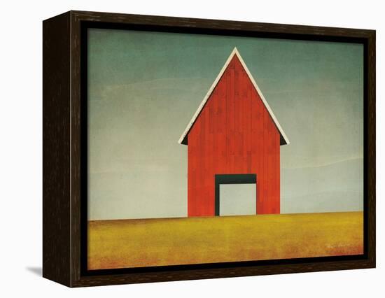 Red Barn Summer-Ryan Fowler-Framed Stretched Canvas