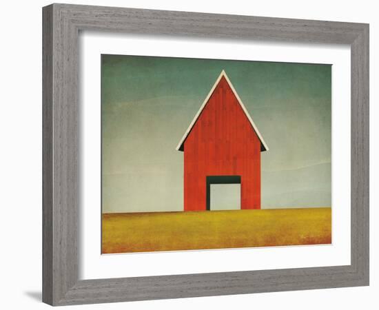 Red Barn Summer-Ryan Fowler-Framed Art Print