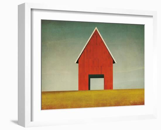 Red Barn Summer-Ryan Fowler-Framed Art Print