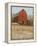 Red Barn View I-Tim O'toole-Framed Stretched Canvas