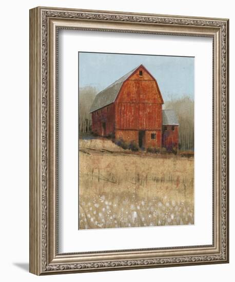 Red Barn View I-Tim O'toole-Framed Premium Giclee Print