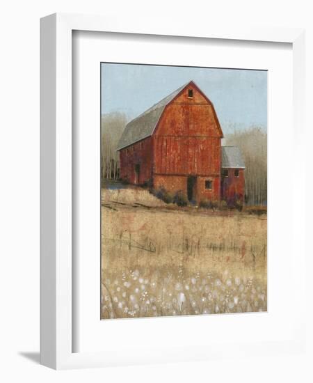 Red Barn View I-Tim O'toole-Framed Premium Giclee Print