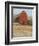 Red Barn View I-Tim O'toole-Framed Premium Giclee Print