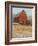 Red Barn View I-Tim O'toole-Framed Art Print