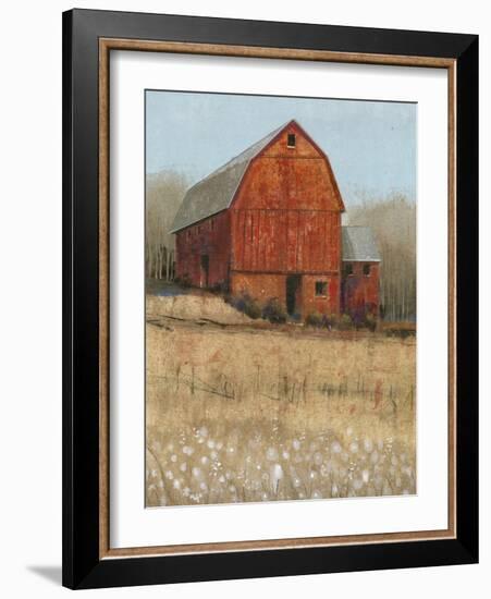 Red Barn View I-Tim O'toole-Framed Art Print