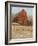 Red Barn View I-Tim O'toole-Framed Art Print