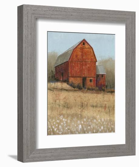 Red Barn View I-Tim O'toole-Framed Art Print