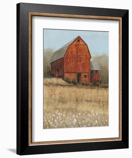 Red Barn View I-Tim O'toole-Framed Art Print