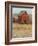 Red Barn View II-Tim O'toole-Framed Premium Giclee Print