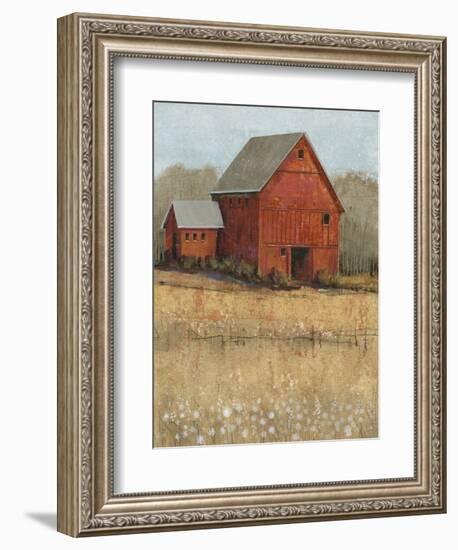 Red Barn View II-Tim O'toole-Framed Art Print