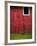 Red Barn Wall-Steve Gadomski-Framed Photographic Print