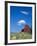 Red Barn with Rolled Hay Bales, Potlatch, Idaho, USA-Julie Eggers-Framed Photographic Print