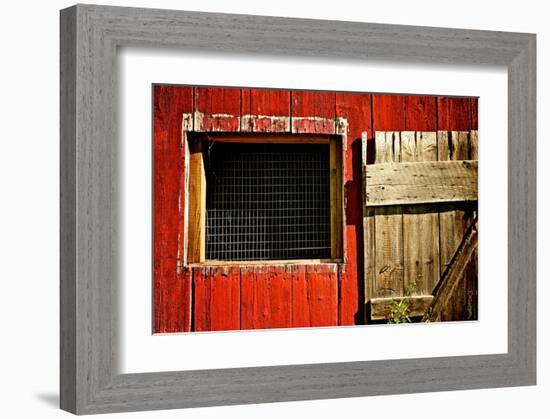 Red Barn-Doug Nelson-Framed Art Print