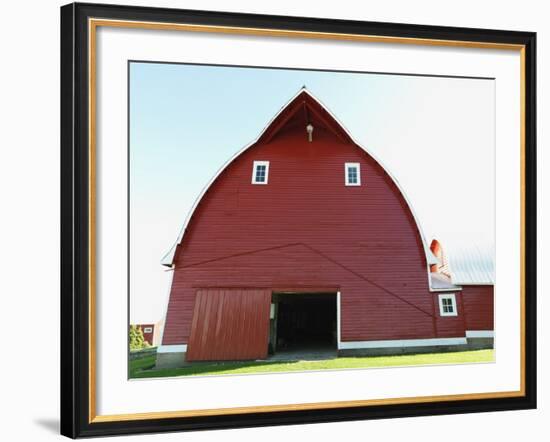 Red Barn-Marnie Burkhart-Framed Photographic Print